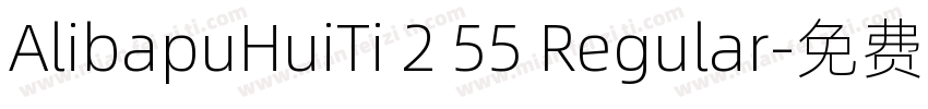 AlibapuHuiTi 2 55 Regular字体转换